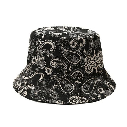 gangsta-hood-90s-fisherman-headwear-plain-black-cotton