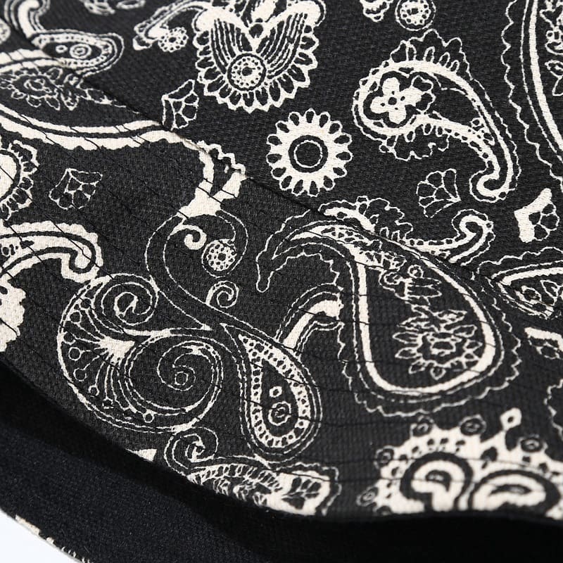 gangsta-hood-90s-fisherman-headwear-plain-black-cotton