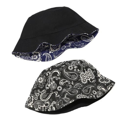 gangsta-hood-90s-fisherman-headwear-plain-black-cotton