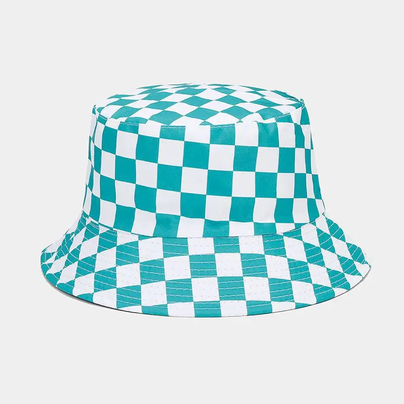 men-women-summer-vintage-checkered-reversible-fisherman-hat