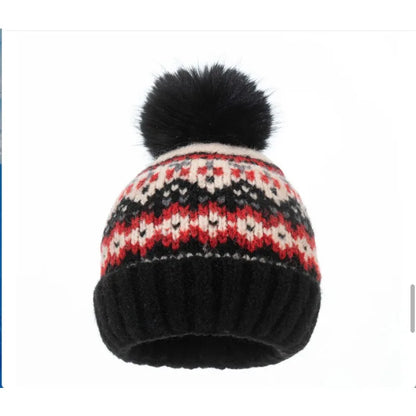 Christmas Winter Pom Pom Knitted Beanie