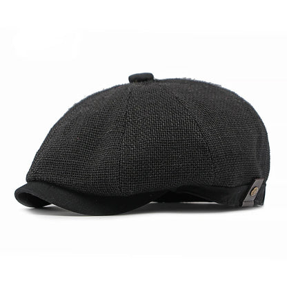 men-women-linen-summer-vintage-retro-newsie-cabbie-hat