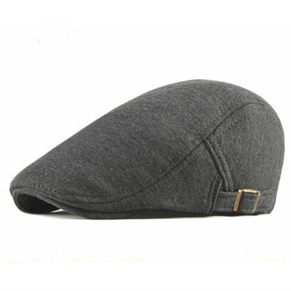 Classic Plain Cotton Flat Cap