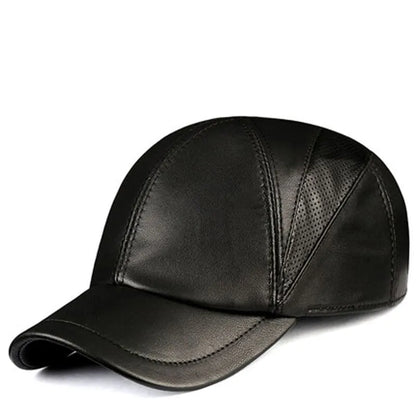 Coleman Genuine Leather Baseball Cap