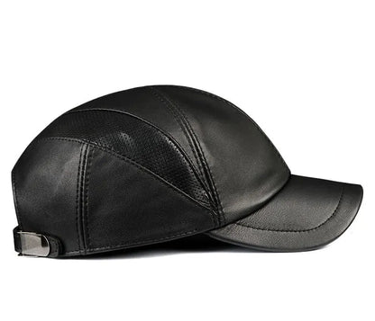 Coleman Genuine Leather Baseball Cap