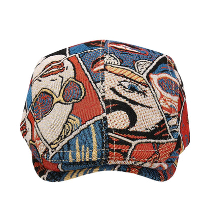 Comic Strips Vintage Flat Cap