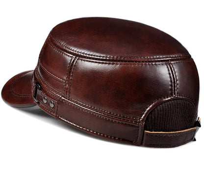 military-hat-pure-authentic-cowhide-cowskin-earmuffs
