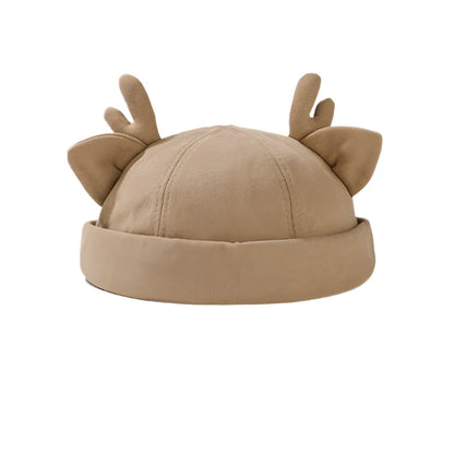 Deer Horns Cotton Docker Cap