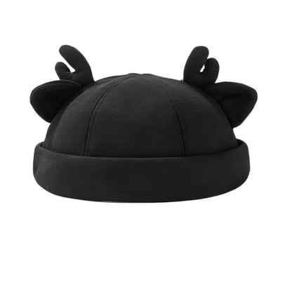 Deer Horns Cotton Docker Cap