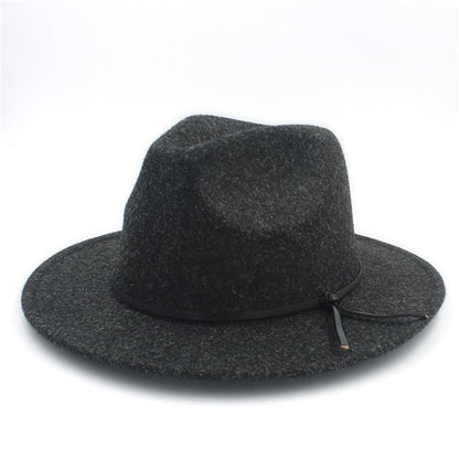 jazz-vintage-classic-felt-adjustable-cord-fleece-floccus