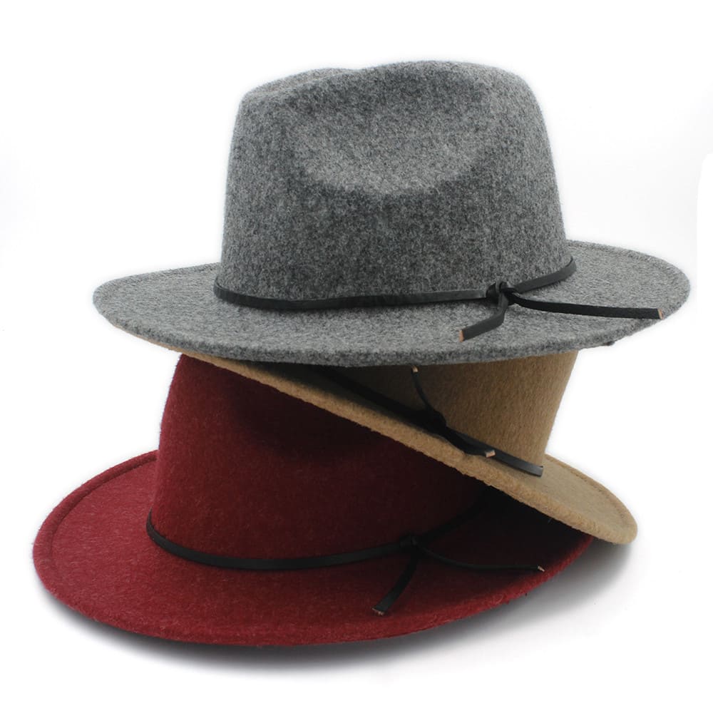 jazz-vintage-classic-felt-adjustable-cord-fleece-floccus