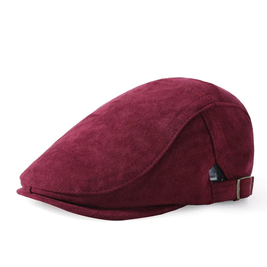 Depardieu Suede Flat Cap