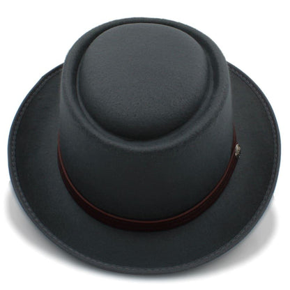Doyle Plain Wool Porkpie Hat