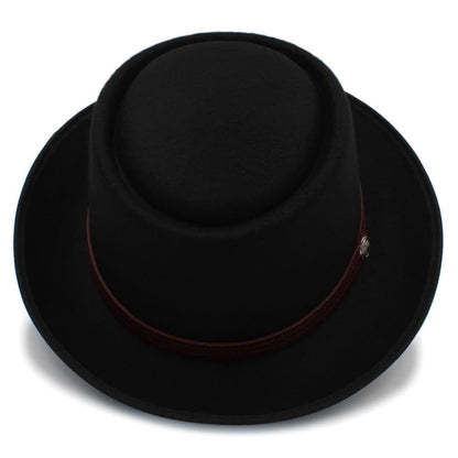 Doyle Plain Wool Porkpie Hat