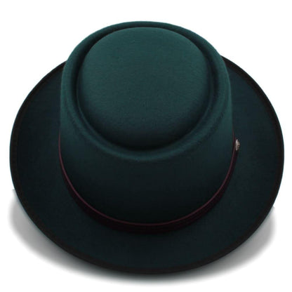 Doyle Plain Wool Porkpie Hat