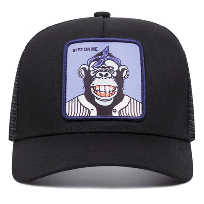 Eyez On Me Monkey Trucker Cap