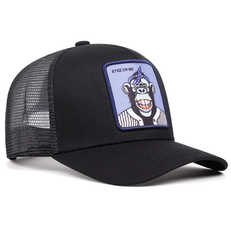 Eyez On Me Monkey Trucker Cap