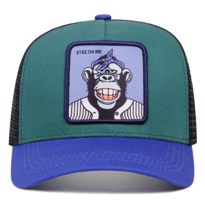 Eyez On Me Monkey Trucker Cap