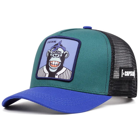 Eyez On Me Monkey Trucker Cap