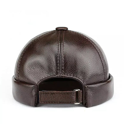 Fairbury Genuine Leather Docker Cap