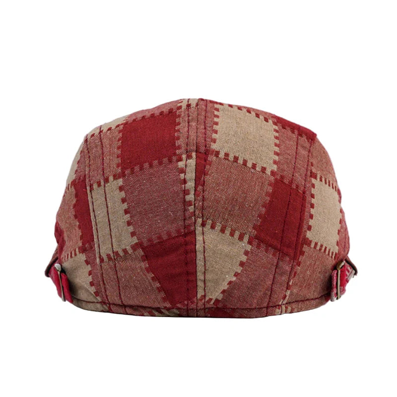Falkland Retro Plaid Flat Cap