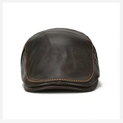 Freiburg Genuine Leather Duckbill Flat Cap