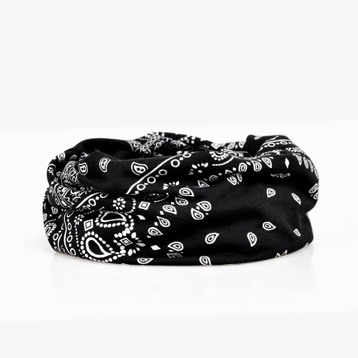 Floral Cashew Cotton Snood Beanie