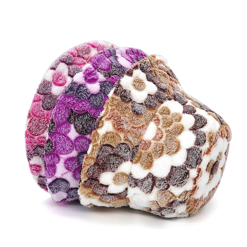 flowers-spring-daisies-fisherman-headwear-winter-furry-cold-protection-soft-adjustable