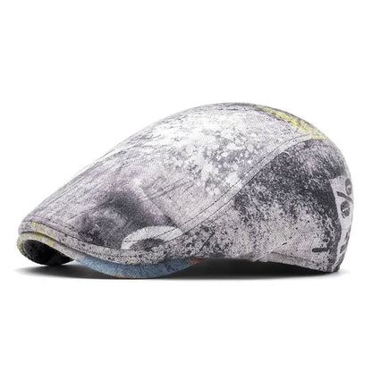 Fournier Paint Stains Cotton Flat Cap