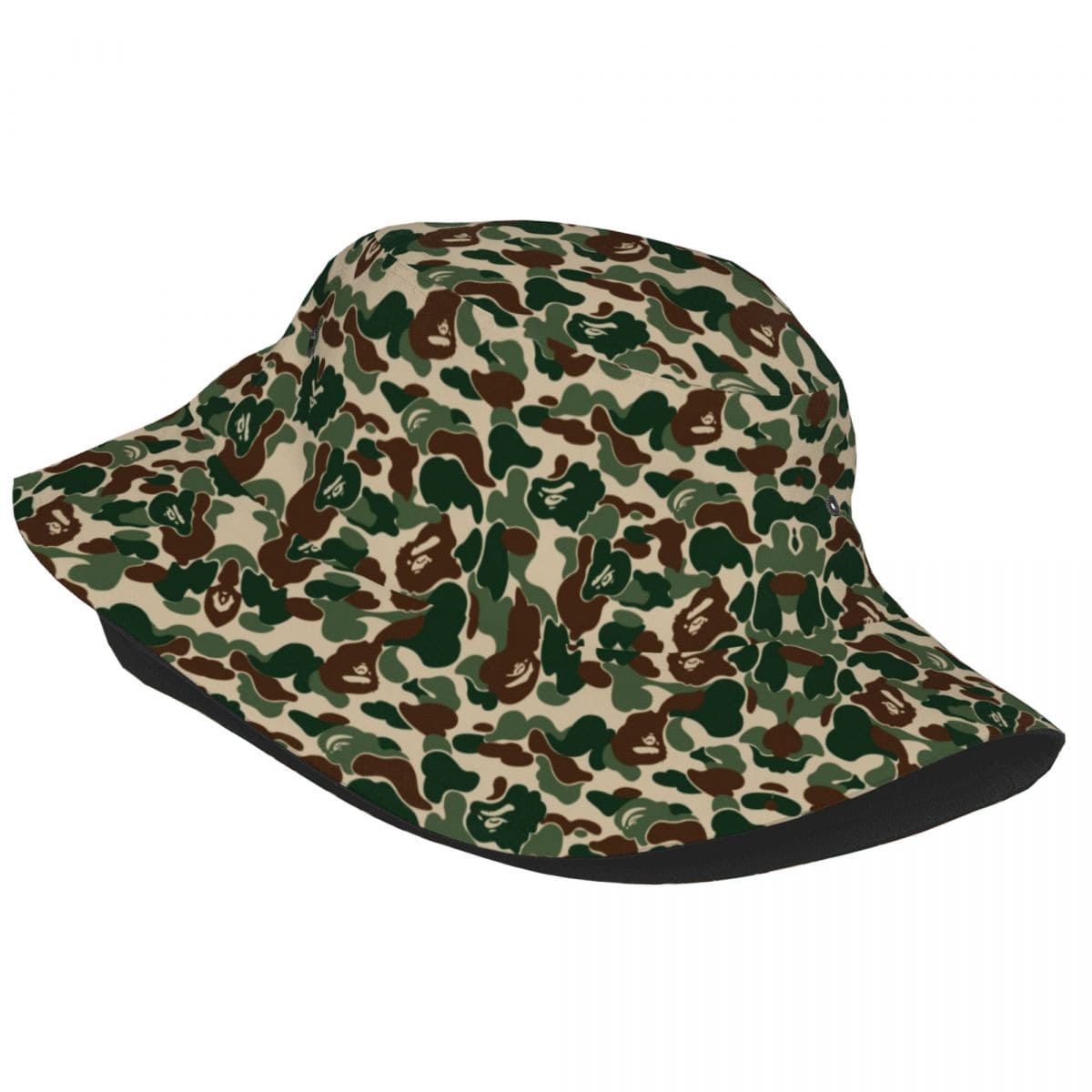 cotton-multicolor-fisherman-headwear-vintage