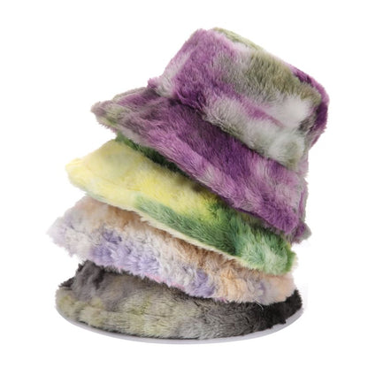 abstract-furry-fisherman-headwear-graffiti-winter-cold-protection