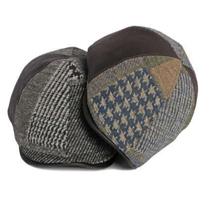 GM Vintage Patchwork Flat Cap