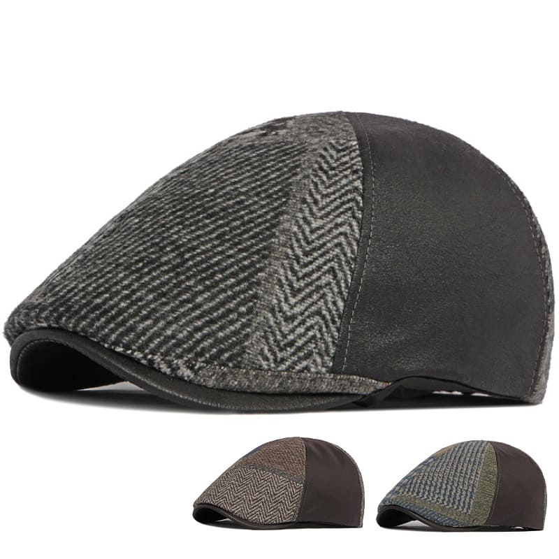 GM Vintage Patchwork Flat Cap