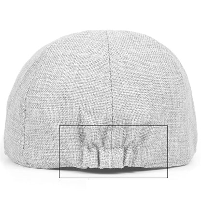 Gatsby Plain Cotton Flat Cap