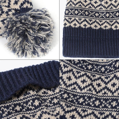 Ghelter Winter Knitted Pompom Beanie