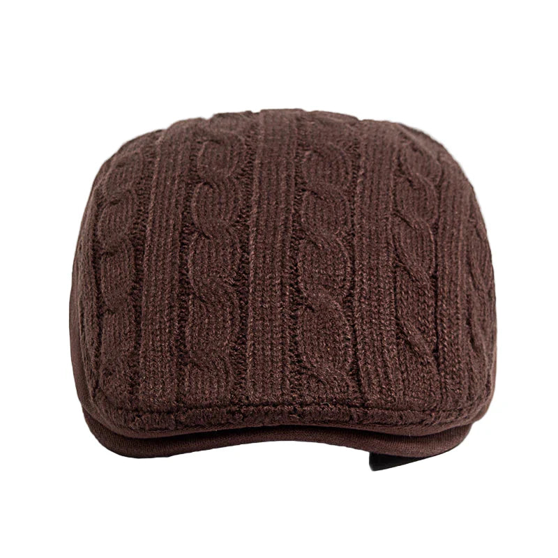 Glamorgan Winter Knitted Flat Cap