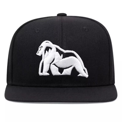 Gorilla Black Snapback Cap