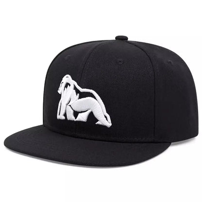 Gorilla Black Snapback Cap