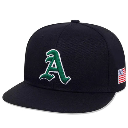 Gothic A Letter USA Snapback Cap