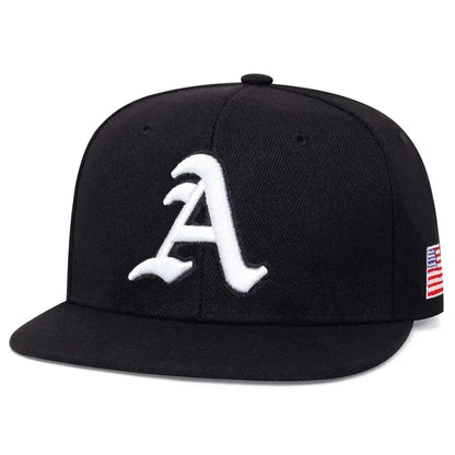 Gothic A Letter USA Snapback Cap