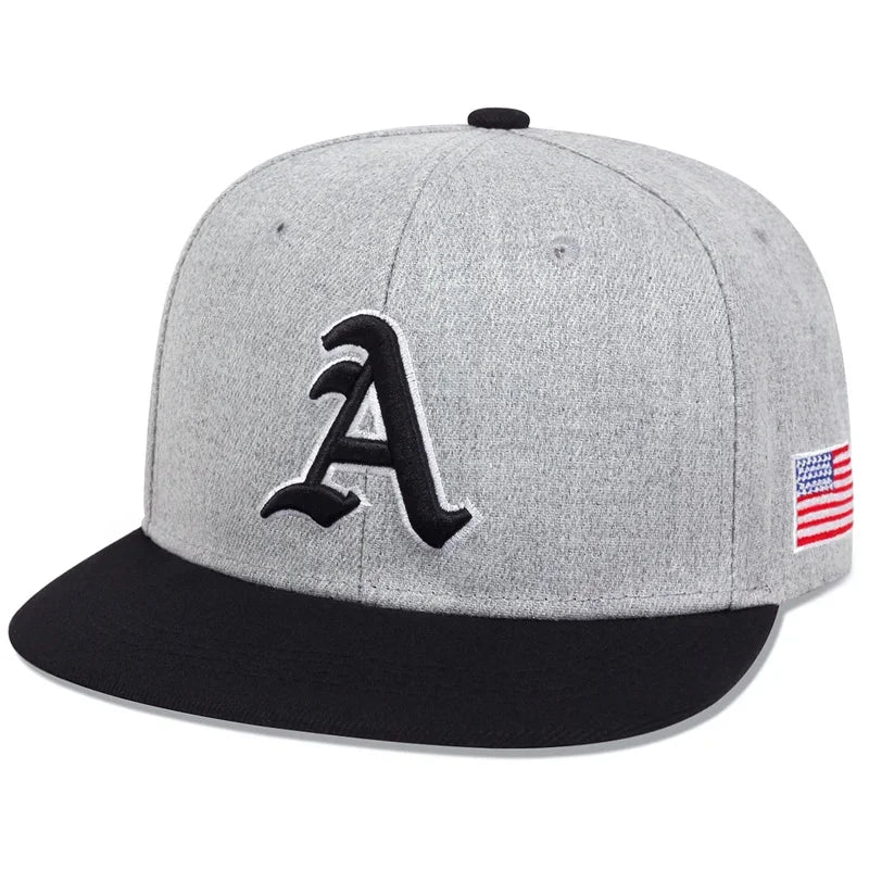 Gothic A Letter USA Snapback Cap