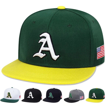 Gothic A Letter USA Snapback Cap
