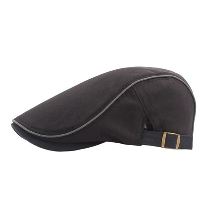 Hendricks Plain Cotton Flat Cap