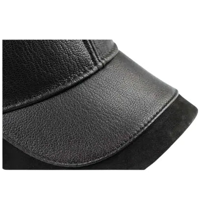 Highlands Genuine Leather Baseball Cap