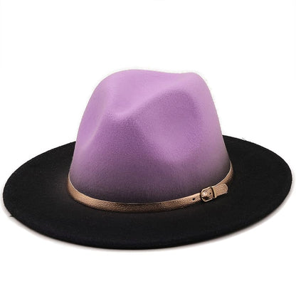 Indie Color Gradient Fedora Hat