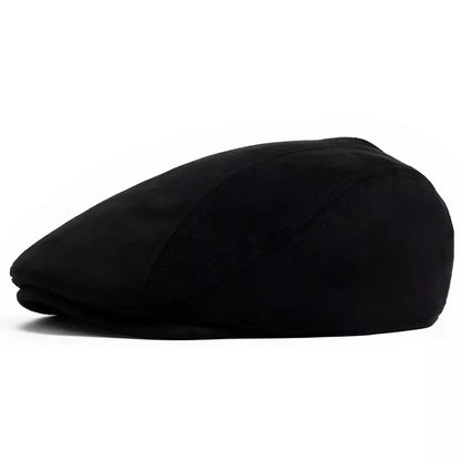Ivy Suede Flat Cap