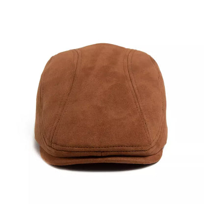 Ivy Suede Flat Cap
