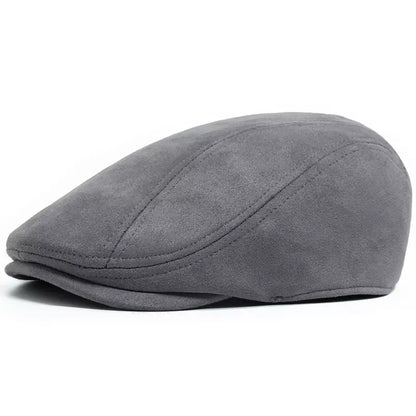 Ivy Suede Flat Cap