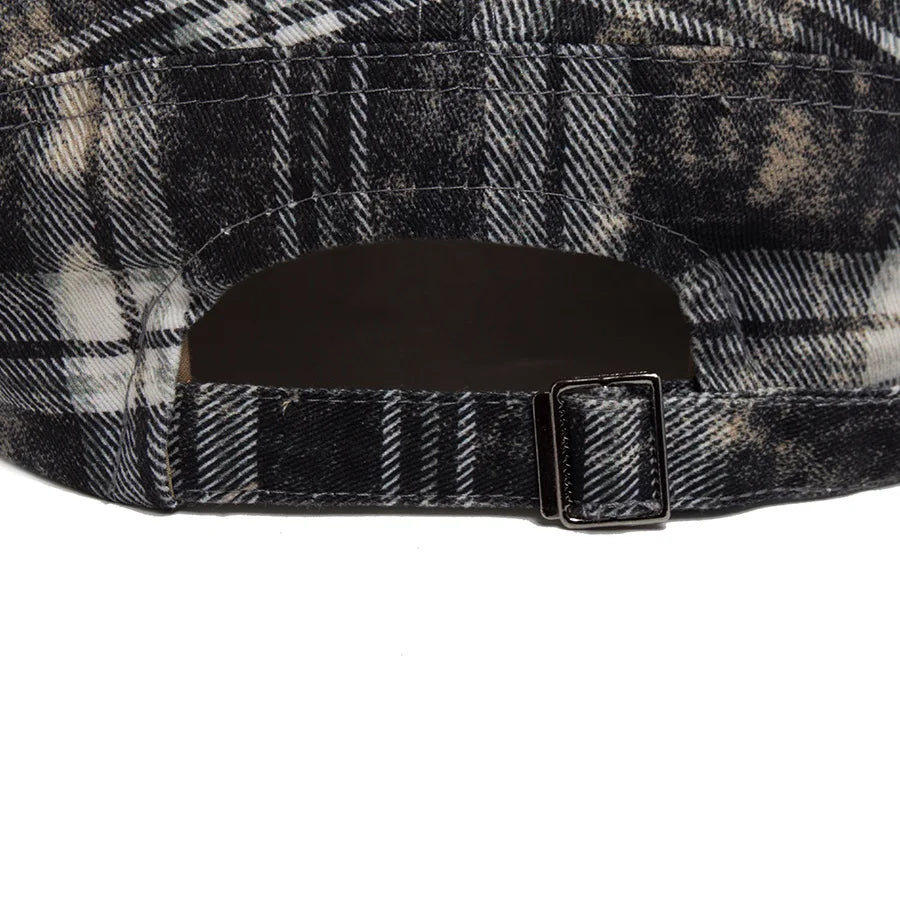 Johnson Plaid Distressed Flat Cap