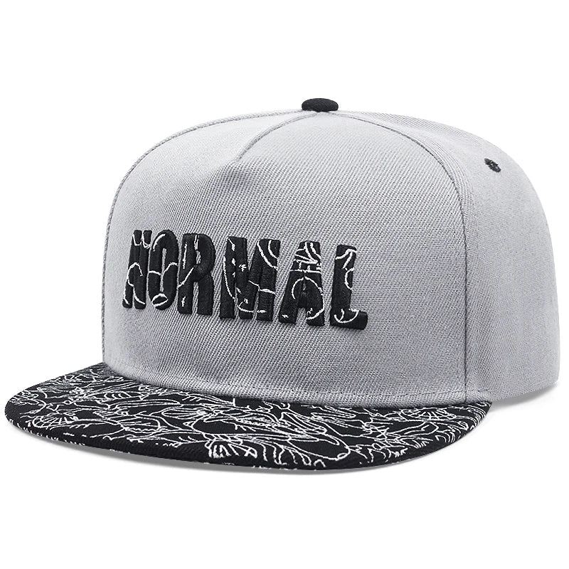 Just Normal Abstract Snapback Cap